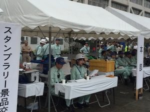 防災い訓練本部。立川市職員が活躍